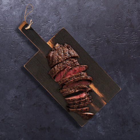 Bourbon Barrel Serving Board with Handle
